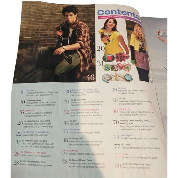 GL Girls Life Magazine Set of 2 Issues 2010 Vtg Taylor Swift Victoria Justice - Picture 4 of 12